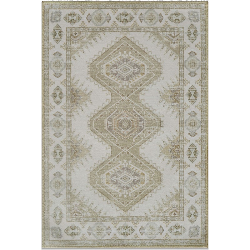 HomeRoots Gingham Modern, Contemporary Rectangle Area Rug - 8' X 10'