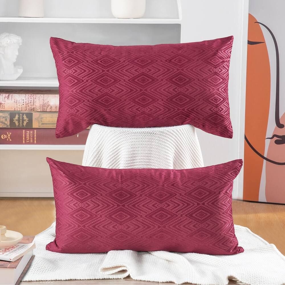 Tonopah Ikat Velvet Throw Pillow Cover Set, NO INSERT