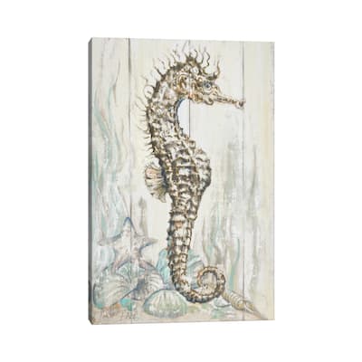 iCanvas "Antique Seahorse I" by Patricia Pinto Canvas Print