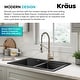 preview thumbnail 126 of 158, Kraus Bolden 2-Function 1-Handle Commercial Pulldown Kitchen Faucet