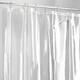mDesign Premium Waterproof Vinyl Shower Curtain Liner, 10 Guage - Clear Frost - Clear