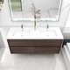 preview thumbnail 15 of 39, Selina 60" Wall Mounted Vanity with Double Sink
