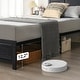 preview thumbnail 6 of 21, VECELO Platform Twin Size Kids Bed Frame with Wood Headboard,Twin Size Bed Set of 2, 3 Colors