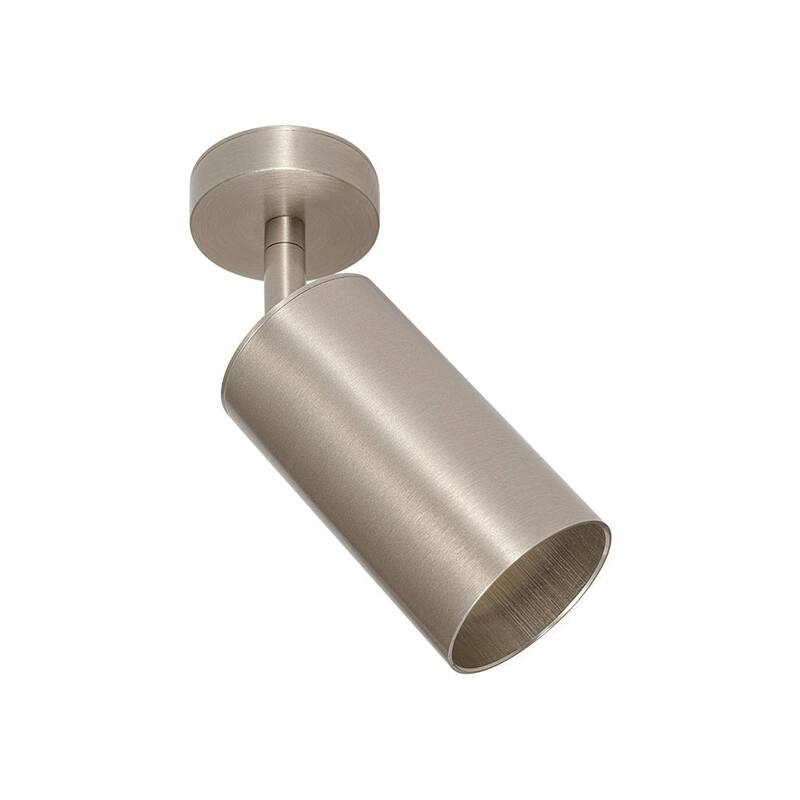 Modern Brass 1-Light Ceiling Spotlight - Adjustable