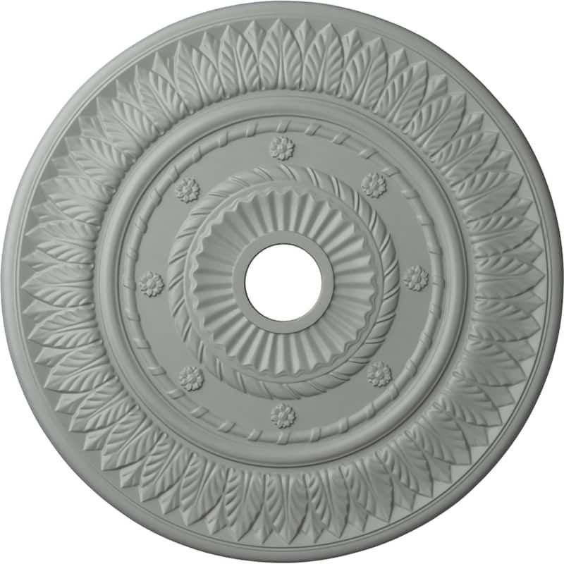 26 3/4"OD x 3 5/8"ID x 1 1/8"P Leaf Ceiling Medallion