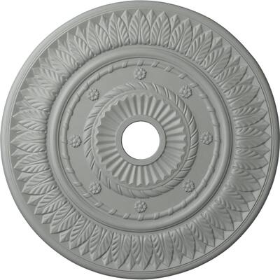 26 3/4"OD x 3 5/8"ID x 1 1/8"P Leaf Ceiling Medallion