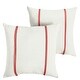 preview thumbnail 40 of 42, Sorra Home Sunbrella Outdoor Double Petite Flange Pillow Set of 2
