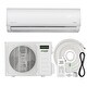 preview thumbnail 1 of 7, White Split Air Conditioner 12000BTU ,115V 17SEER2,Min Split AC/Heating System, Energy Saving White