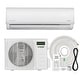 preview thumbnail 1 of 7, White Split Air Conditioner 12000BTU ,Ductless Inverter Heat Pump, 208-230V 17SEER2,Min Split AC/Heating System, Energy Saving