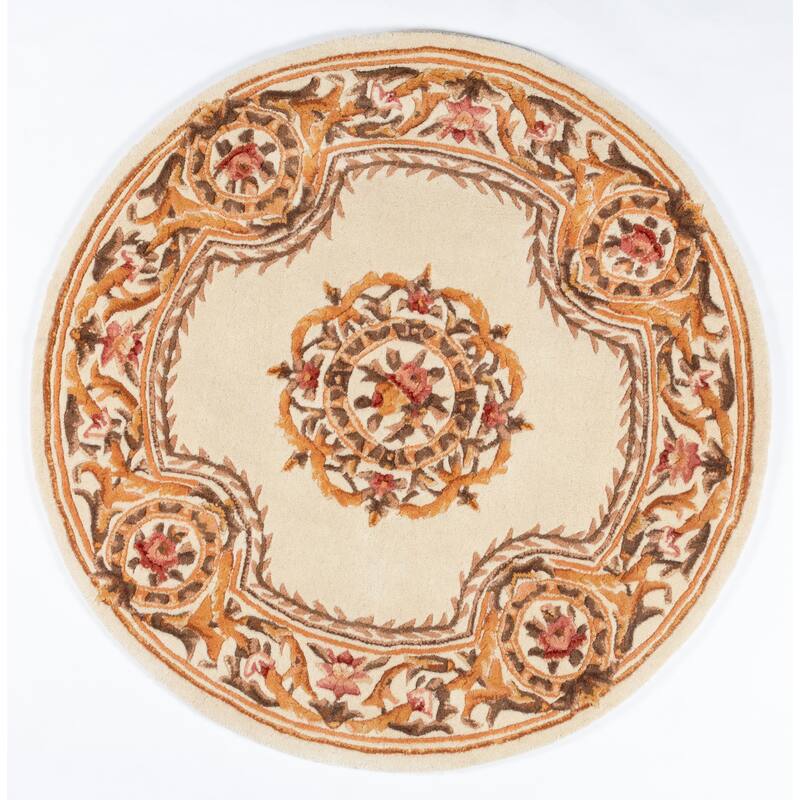 Momeni Harmony Hand Tufted Wool Traditional Floral Area Rug