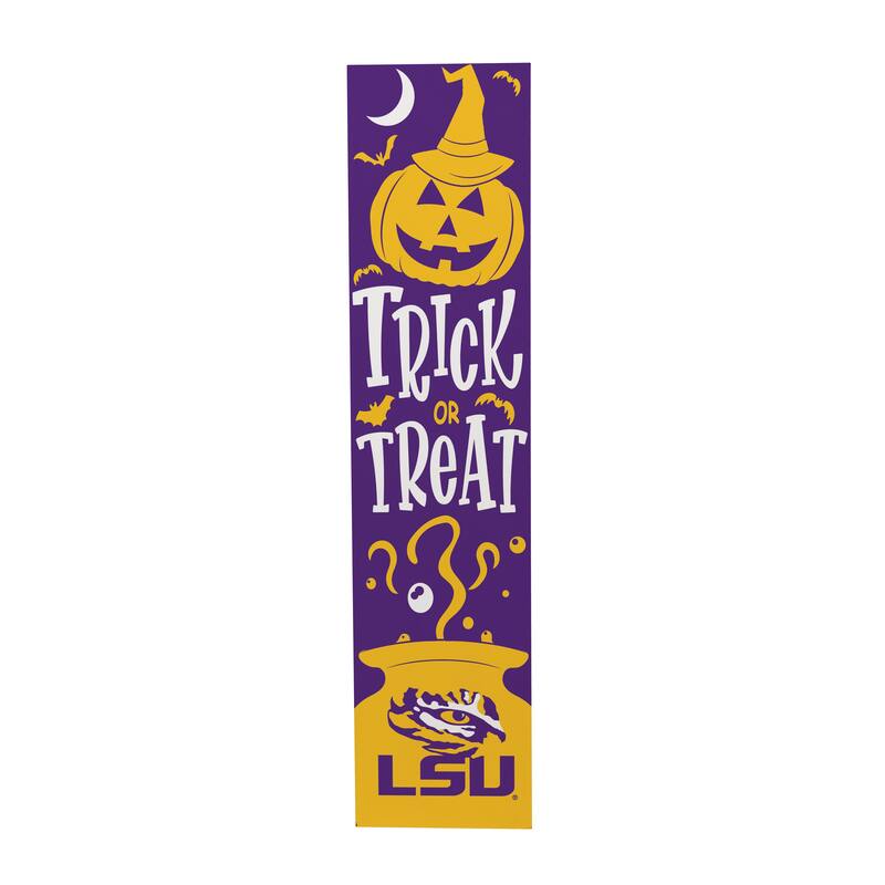 47" Double Sided Seasonal Porch Leaner, Louisiana State University - 47" x 11.25"