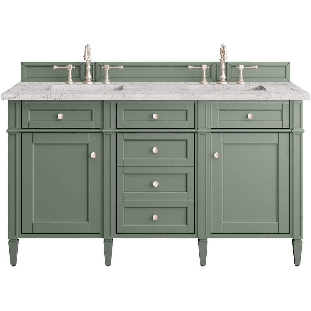 James Martin Vanities 650-V60D-FEJP Brittany 60" Free Standing Double