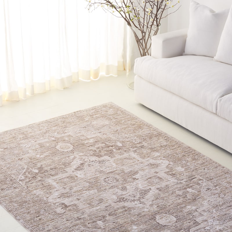 Lauren Ralph Lauren Dobrina Traditional Rug - Taupe/Beige - 5' x 8'