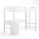 preview thumbnail 9 of 11, SogesSleep Twin Over Twin Loft Bed With Built-In-Desk