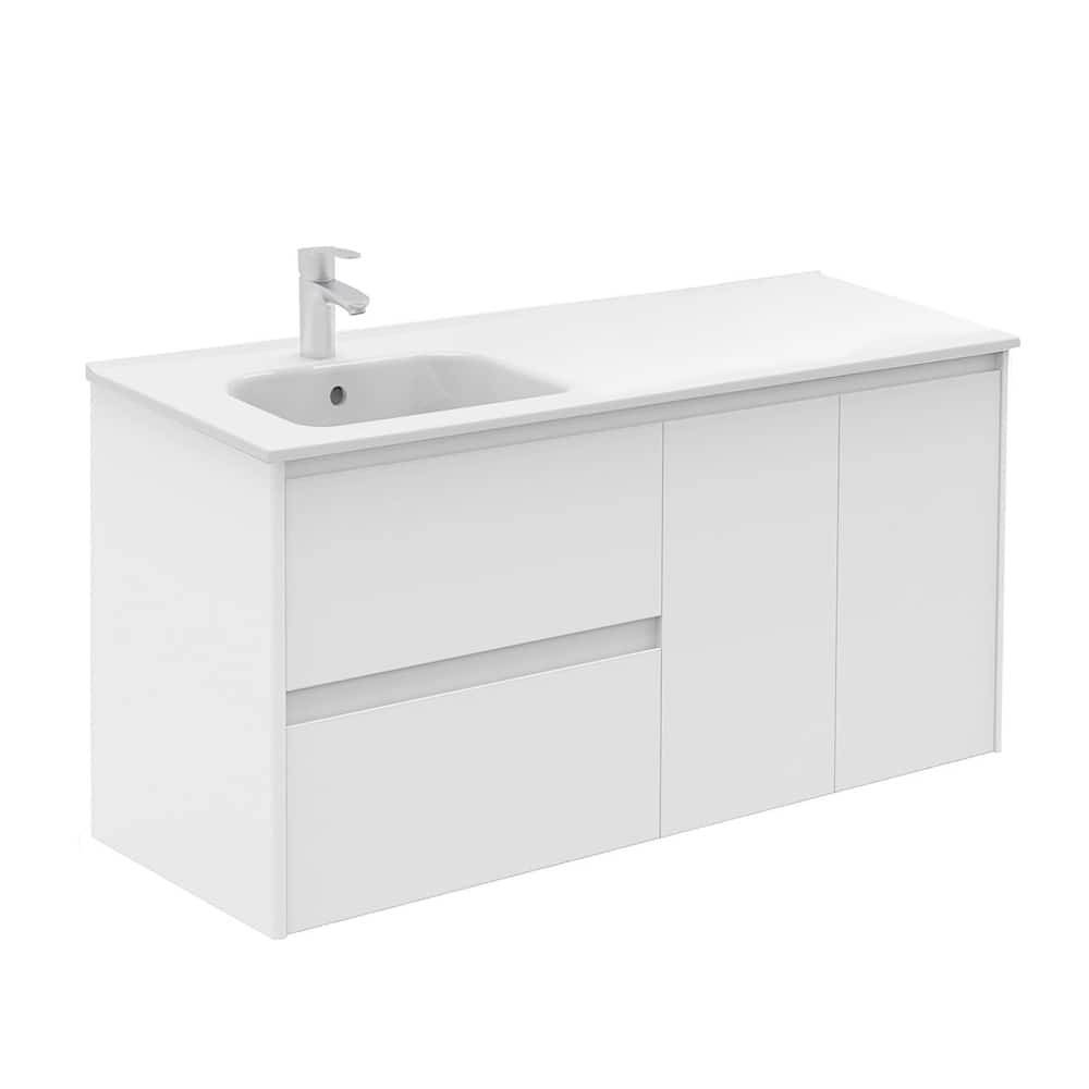WS Bath Collections Ambra 18" Wall Mounted Vanity Set with Solid