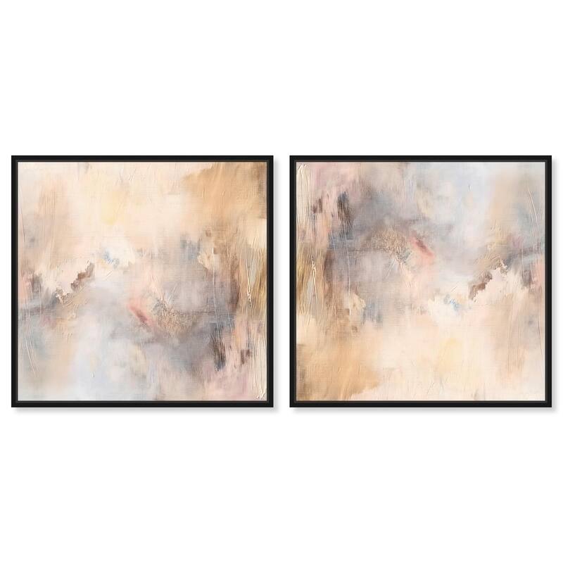 Gossamer Light Canvas by Art Remedy - 16" x 16" - Black