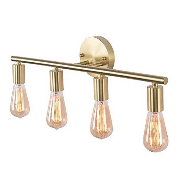 Shop 4 Light Wall Light Fixture Gold Vanity Mirrow Wall Sconce On Sale Overstock 30900484