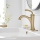 preview thumbnail 12 of 29, Single Handle Bathroom Sink Faucet with Drain Kit 1 Hole Brass Modern Bathroom Basin Vanity Faucets with Deck plate