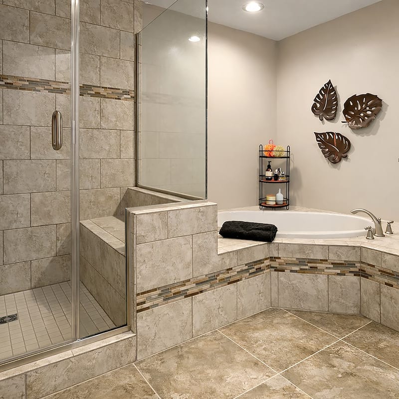 Corner Bathroom Organizer Storage Tower 3 or 2 Shelves Bamboo Black Metal