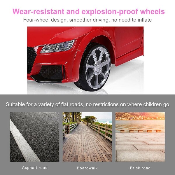 audi tt rs battery powered ride on