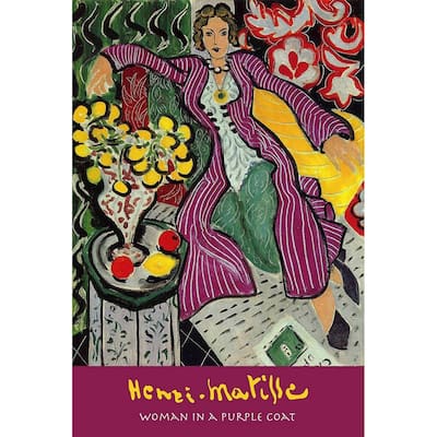 Matisse Woman In The Purple Coat Art Poster - 24 x 36 Inch