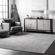 preview thumbnail 23 of 35, Nuloom Sherill Abstract Transitional Area Rug 6' Square - Grey