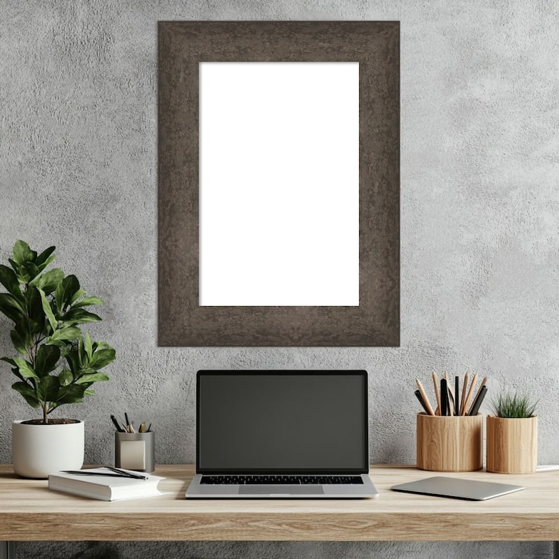 Amanti Art Dappled Light Bronze Framed Dry Erase Magnetic Board