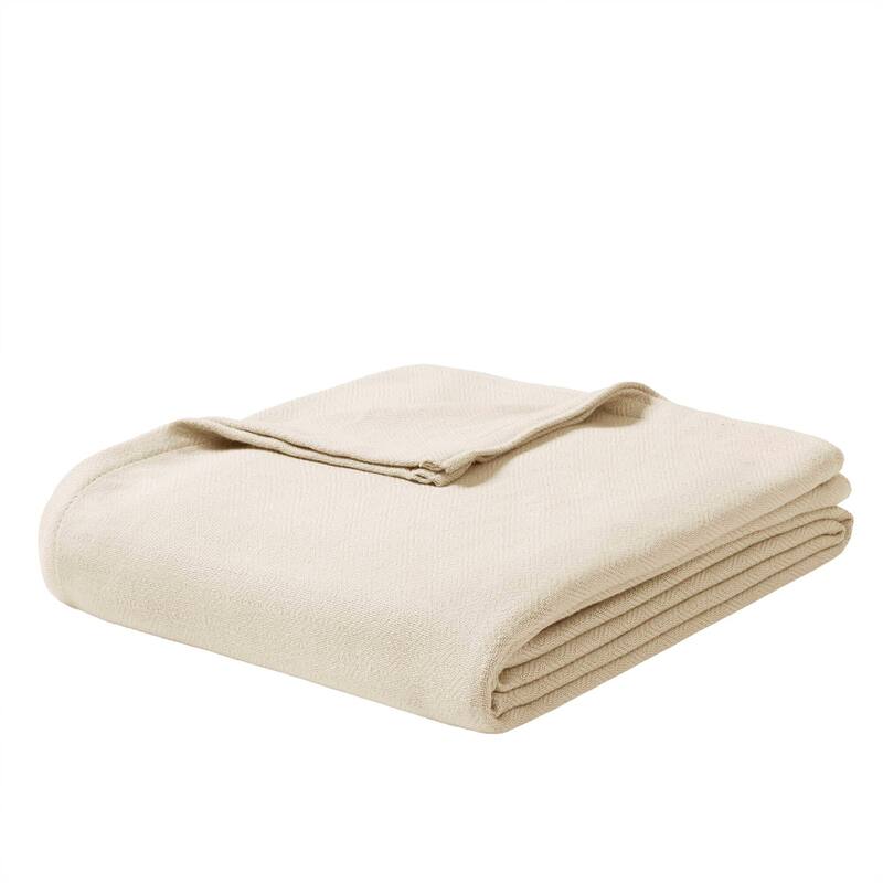 Chelsea Square Rayon from Bamboo Cooling Cotton Lightweight Blanket for Summer Spring