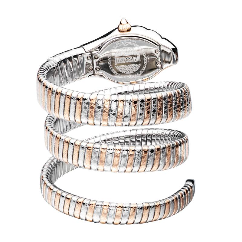 Just Cavalli Women's JC1L112M0055 Quartz Watch - Silver-Tone