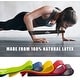 preview thumbnail 3 of 1, Resistance bands set of 5 with carry bag
