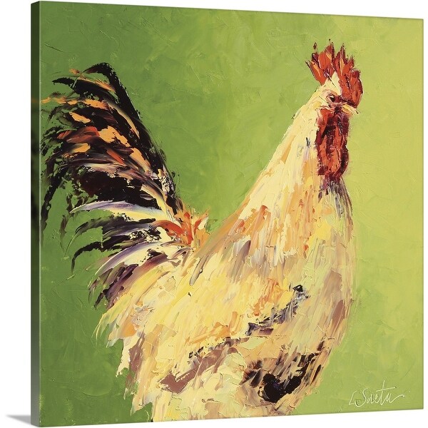 "Fall Rooster" Canvas Wall Art