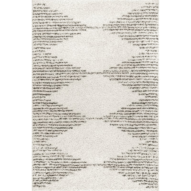 Nuloom Geometric Scarlette Abstract Diamonds Soft Shag Area Rug