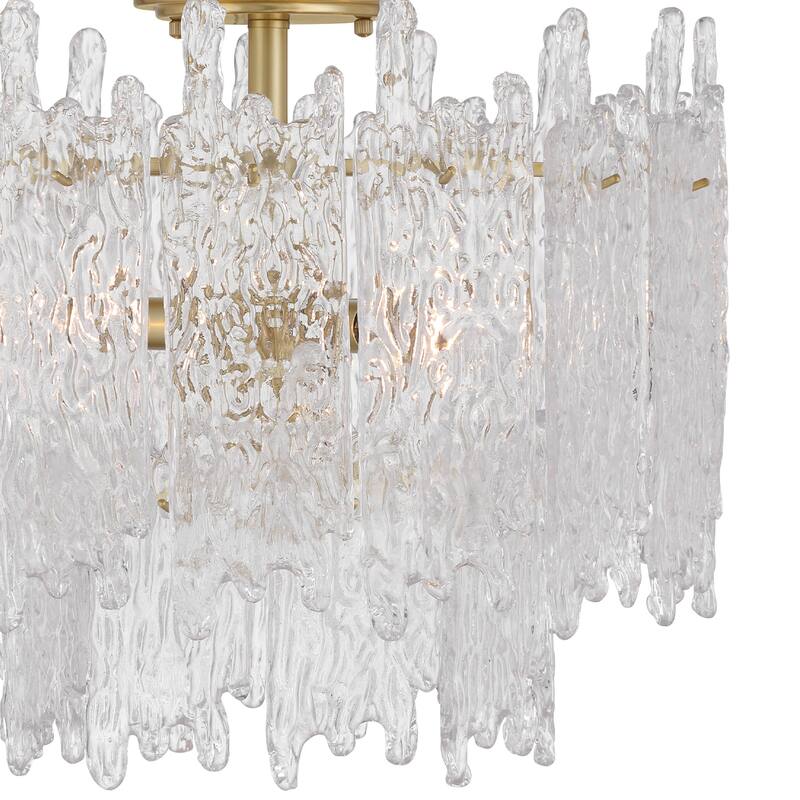 Crystorama Lighting Group ACK-920 Ackerly 3 Light 16" Wide Semi-Flush