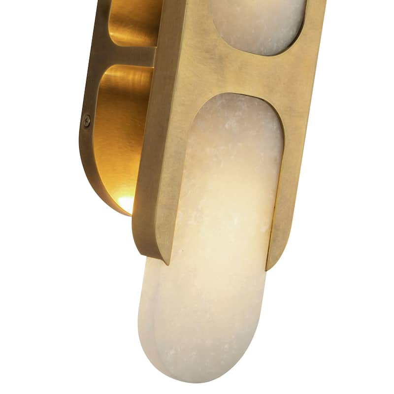 Alora Lighting WV357214 Odin 2 Light 4" Tall Bathroom Sconce