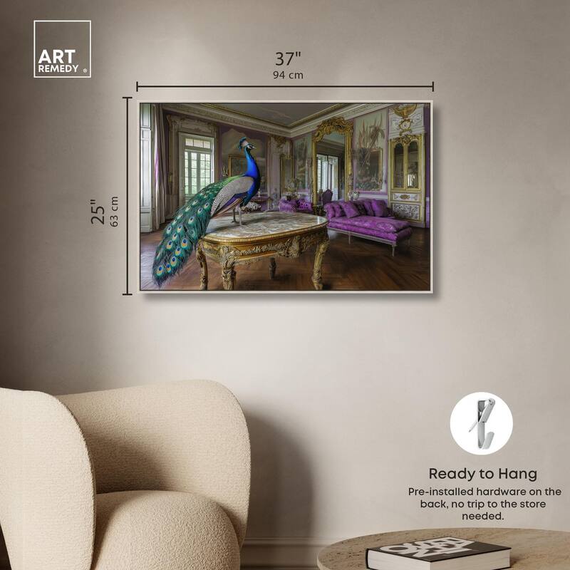 Royal Plumage Canvas by Art Remedy