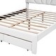 preview thumbnail 21 of 48, Seashell-Shaped Platform Bed Frame with 2 Drawers & LED
