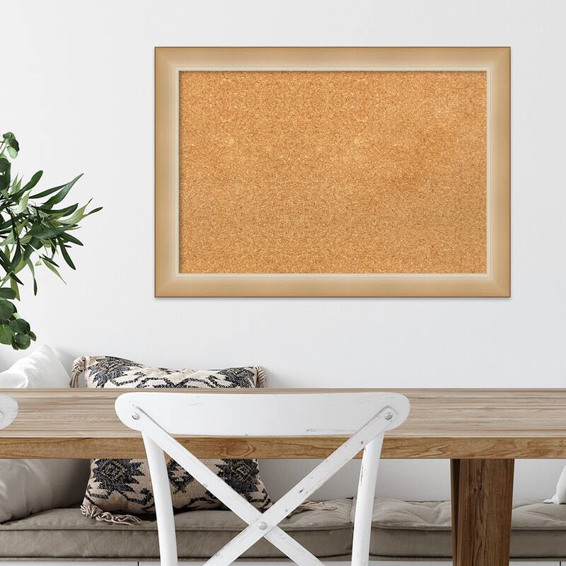 Eva Narrow Framed Cork Bulletin Memo Board