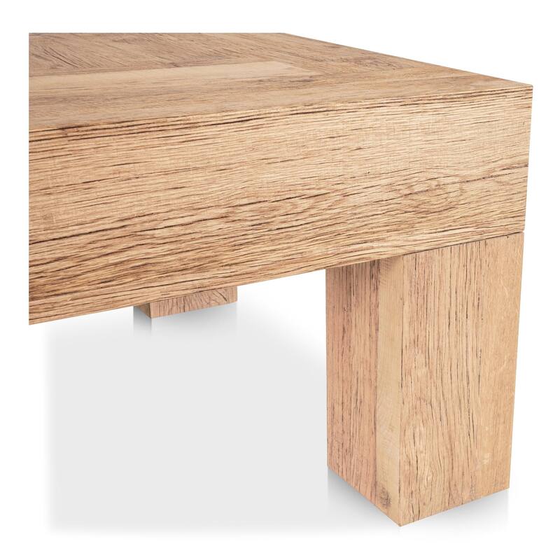 NADAAL STUDIOS Zephyrine, Rectangular Coffee Table - Aged Oak