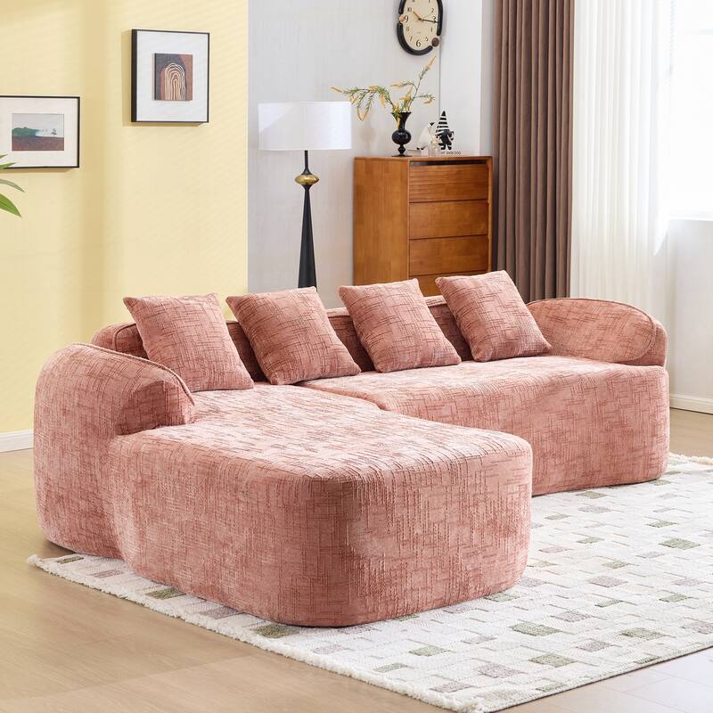 L-shaped Compressed Sofa that Goes Well with Any Living Room