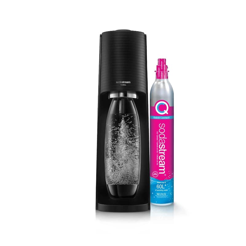 SodaStream Terra Sparkling Water Maker - Starter Kit - Black