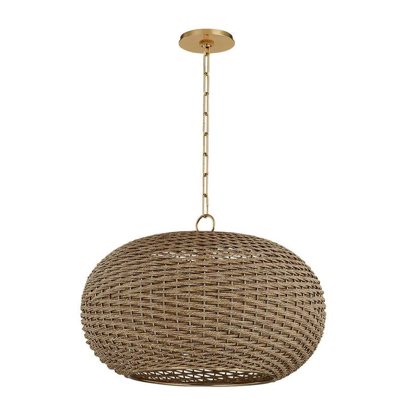 Hudson Valley Lighting 5525 Penarth 24" Wide Pendant with Woven