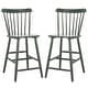 preview thumbnail 7 of 48, SAFAVIEH Galena 24-inch Spindle Farmhouse Counter Stool (Set of 2) - 20"W x 20"D x 38"H