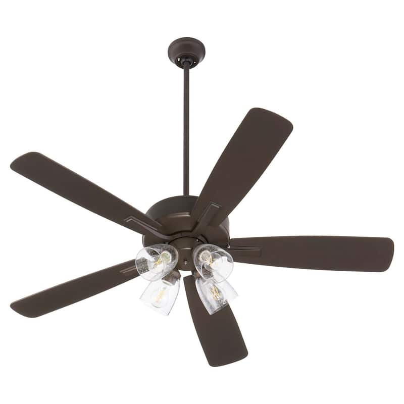 Quorum International 4525-24 Ovation 52" 5 Blade Indoor Ceiling Fan - Oiled Bronze