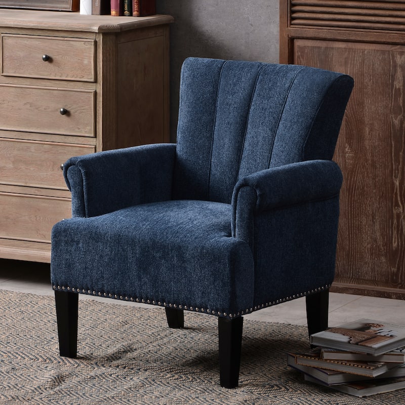 24" Polyester Accent Chair
