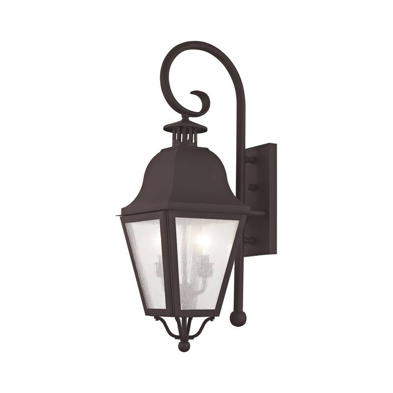 Livex Lighting Amwell 2 Light 24-3/4" High Outdoor Wall Sconce - Bronze