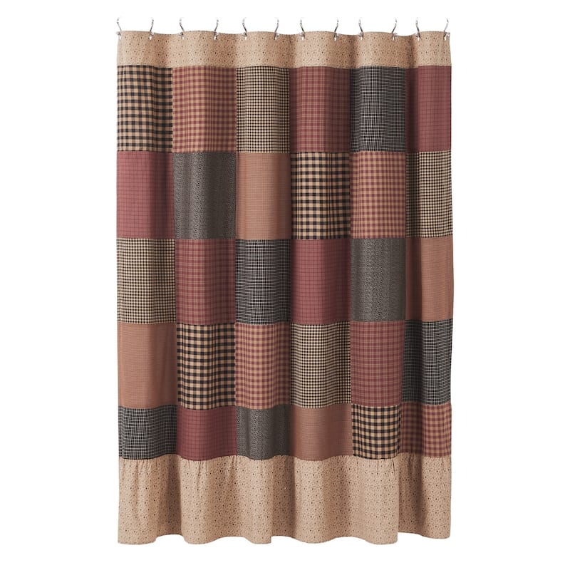 Maisie Patchwork Shower Curtain 72x72