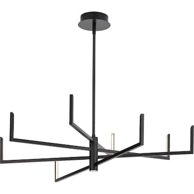 Progress Lighting P400261-30 Pivot LED 8 Light 40" Wide LED Chandelier
