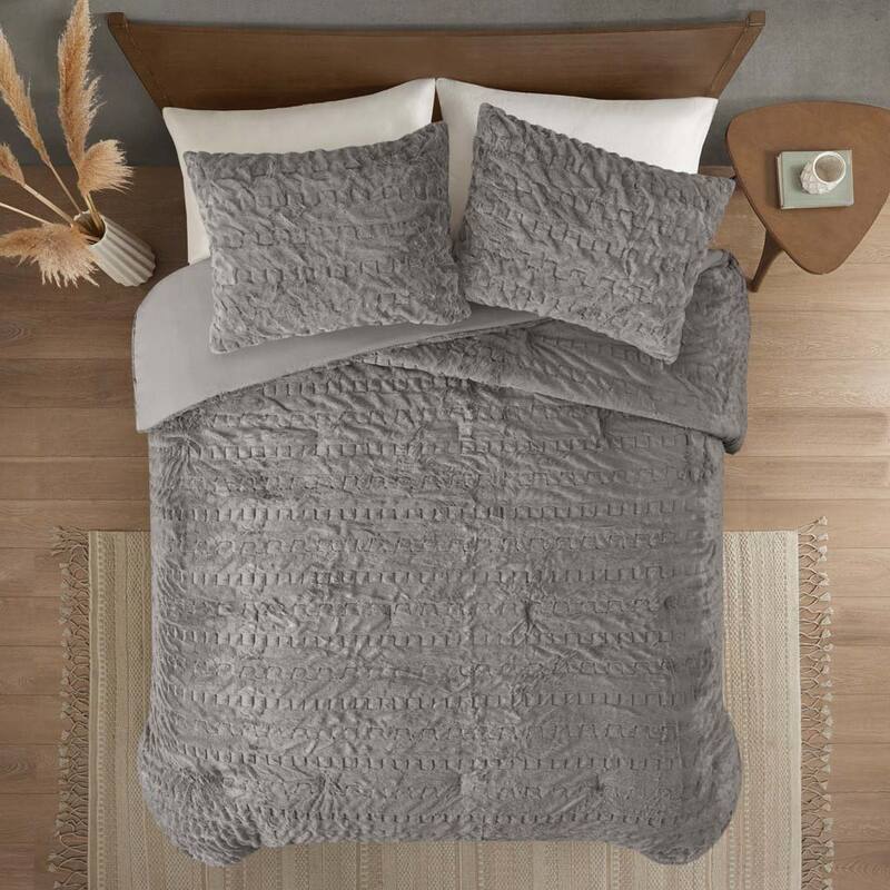 Ruched Down Alternative Comforter Set