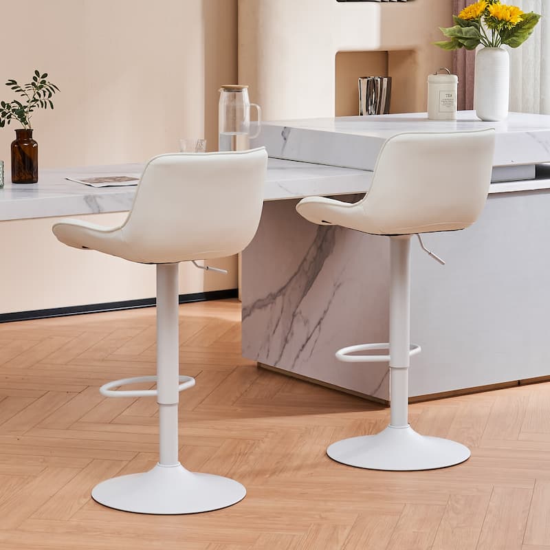 Counter Height Modern Barstools Set of 2 Kitchen Bar stools Side Counter Stools
