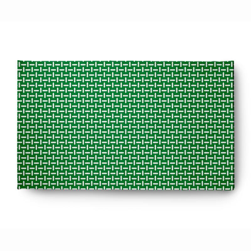 Woven Stitch Soft Chenille Rug - 3' x 5' - Kelly Green